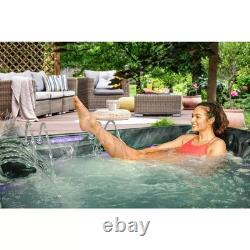 Blue Whale San Julien Hot Tub 5 Person 89 Jet Spa Jacuzzi Outdoor Black Luxury