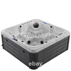 Blue Whale San Julien Hot Tub 5 Person 89 Jet Spa Jacuzzi Outdoor White Luxury