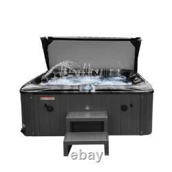 Blue Whale Spa San Julien 89 Jet 5 Person Hot Tub Jacuzzi Outdoor Black Garden
