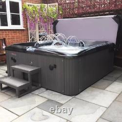 Blue Whale Spa San Julien 89 Jet 5 Person Hot Tub Jacuzzi Outdoor Black Garden