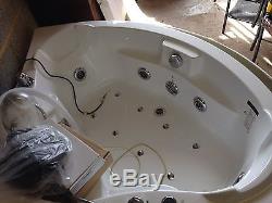 Brand New Aquaplus AP002 Hydro Whirlpool Jacuzzi Corner Bath 2 Person