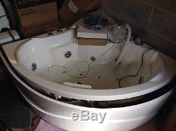 Brand New Aquaplus AP002 Hydro Whirlpool Jacuzzi Corner Bath 2 Person