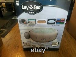 Brand New Lay Z Spa Paris Hot Tub (4-6 Person LED Spa) Air jet jacuzzi UNOPENED