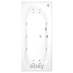Burford Double Ended Bath with 14 Jet Whirlpool System 1700 x 750mm BeBa 26239