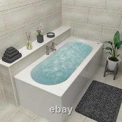 Burford Double Ended Bath with 14 Jet Whirlpool System 1800 x 800mm