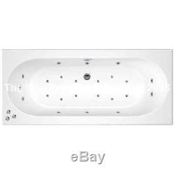 California 23 Jet Double Ended Whirlpool Jacuzzi Spa Bath 1800 x 800 x 550 MM