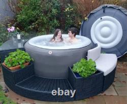 Canadian Spa Grand Rapids V2 4 Person Hot Tub Inflatable Outdoor Jacuzzi Spa