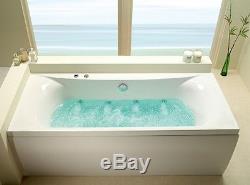 Carron Alpha 1800mm x 800mm 11 Jet Whirlpool Bath Double Ended Jacuzzi Spa