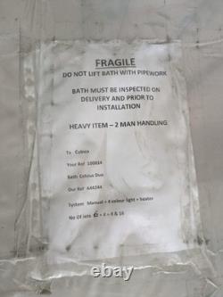 Carron Celsius Duo Whirlpool Bath 2000 x 1400mm 28 Jet + AirSpa, In-Line Heat