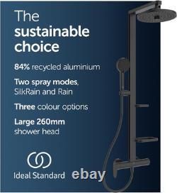 Ceraflow Alu + Shower Column, Made With 100% Recycled Aluminum, Shower