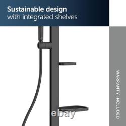 Ceraflow Alu + Shower Column, Made With 100% Recycled Aluminum, Shower