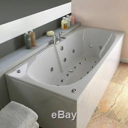 Chelsea 23 Jet Double Ended Whirlpool Spa Bath 1700 x 750mm Jacuzzi Spa White