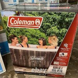 Coleman Saluspa 71 x 26 Airjet Inflatable Hot Tub Spa 4 Person Jacuzzi Pool NEW