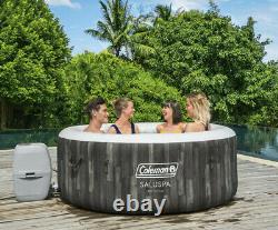 Coleman Saluspa 71 x 26 Havana Airjet Inflatable Hot Tub Spa 4-Person Jacuzzi