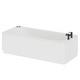 Compact 1700mm x 700mm 6 Jet Matt Black V-Tec Single Ended Whirlpool Bath