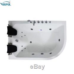 Complete Whirlpool System With Large Jacuzzis Jets Straight Double Bathtub 5153L