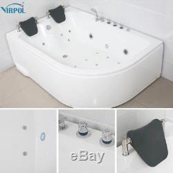 Complete Whirlpool System With Large Jacuzzis Jets Straight Double Bathtub 5153L
