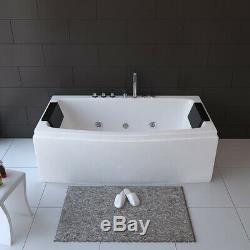 Contemporary Whirlpool System Massage Rectangle Shower 1700mm Jacuzzis Bathtub