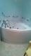 Corner Bath Jacuzzi, Massage, coloured lights
