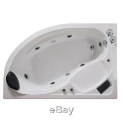 Corner Bath Jacuzzis Massage One Person Left Hand Bathtub 1500mm Whirlpool SPA
