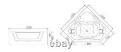 Corner Bath Tub Hot Tub Spa Indoor Bathtub Whirlpool Tubs