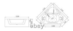 Corner Bath Tub Hot Tub Spa Indoor Bathtub Whirlpool Tubs