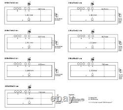 Corner Bathtub Right Left Apron LED Headrests Acrylic Corner Bath Tub for Bath