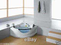 Corner large massage acrylic DOUBLE TWO 2 people bath bathtub 1350mm + WARRANTY