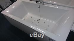 Cube 1700 x700 Bath with Bespoke'INVICTA' 12 Jet Airspa System