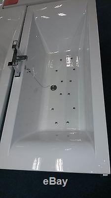 Cube 1700 x700 Bath with Bespoke'INVICTA' 12 Jet Airspa System