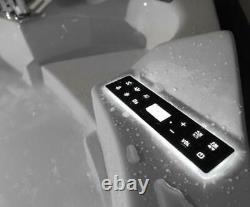 DELUXE 1350 Corner Whirlpool bath, Airspa, Bluetooth, Heater, self-clean Vidalux