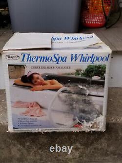 Dazey Bathtub Thermospa Whirlpool Cordless Rechargeable Spa