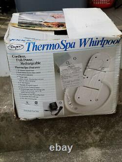 Dazey Bathtub Thermospa Whirlpool Cordless Rechargeable Spa