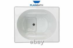 Deep Soaking Bath Japanese Style Plain Bath Oronsay 915x740x810mm