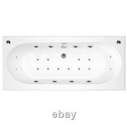 Double Ended Whirlpool Bath 1700x700 12 Jet, 10 AirSpa