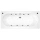 Double Ended Whirlpool Bath 1700x700 8 Jets, LED rim lighting