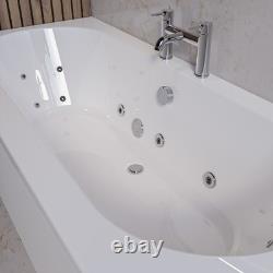 Double Ended Whirlpool Spa Bath with 14 Whirlpool Jets 1700 x 750mm BeBa 26239
