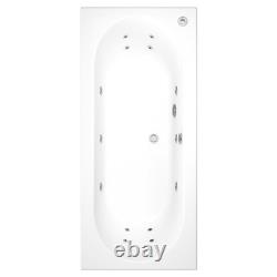 Double Ended Whirlpool Spa Bath with 14 Whirlpool Jets 1700 x 750mm BeBa 26239