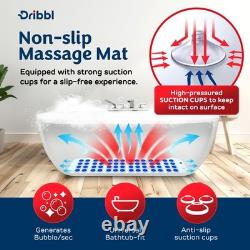 Electric Bubble Massage Bathtub Mat Non-Slip Full-Body Waterproof Hot Tub S