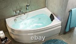 Emotion Startdust Premium Bathtub Whirlpool Right 150 x 95cm White