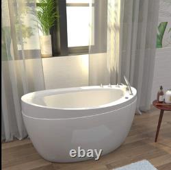 Empava EMPV-59JT011 Whirlpool Freestanding Bathtub Jacuzzi Tub New