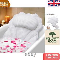 Ergonomic Spa Bath Pillow with Machine Washable Cover Transform Your Bath