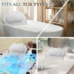 Ergonomic Spa Bath Pillow with Machine Washable Cover Transform Your Bath