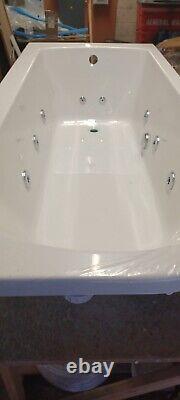 Evergreen'Viride' Bath 1700 x 750 Bath (Right Hand) with10Jet Whirlpool System