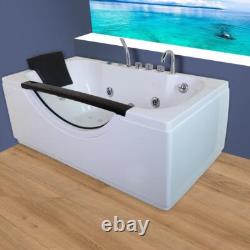 Faro 1600mm x 860mm Deluxe Small Whirlpool Bath & Air Spa Bath