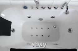 Faro 1600mm x 860mm Deluxe Small Whirlpool Bath & Air Spa Bath