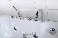Faro 1600mm x 860mm Deluxe Small Whirlpool Bath & Air Spa Bath