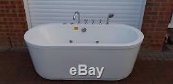 Freestanding Whirlpool Bath 1700 x 800mm, White