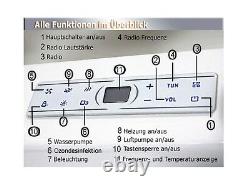 Freestanding Whirlpool Bathtub With 3 Aprons 24 Massage Nozzles + Heater Ozone