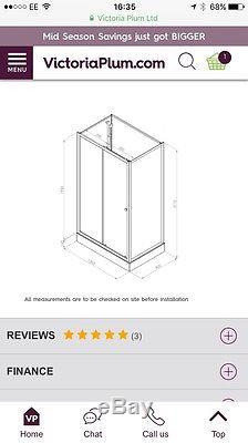 Fully enclosed shower cabin Victoria plum, brand new still boxed. Bought 2